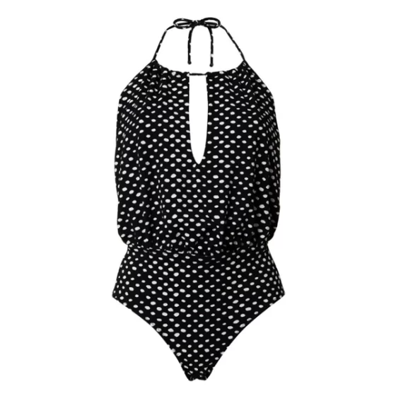 gynaikeio magio stefania fragista amber black and white polka 01 grande